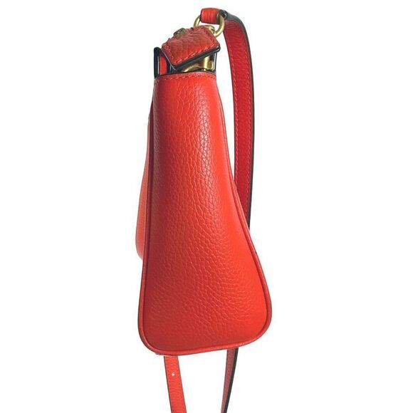 Tory Burch Blake Medium Leather Crossbody Bag in Brilliant Red - Picture 11 of 16